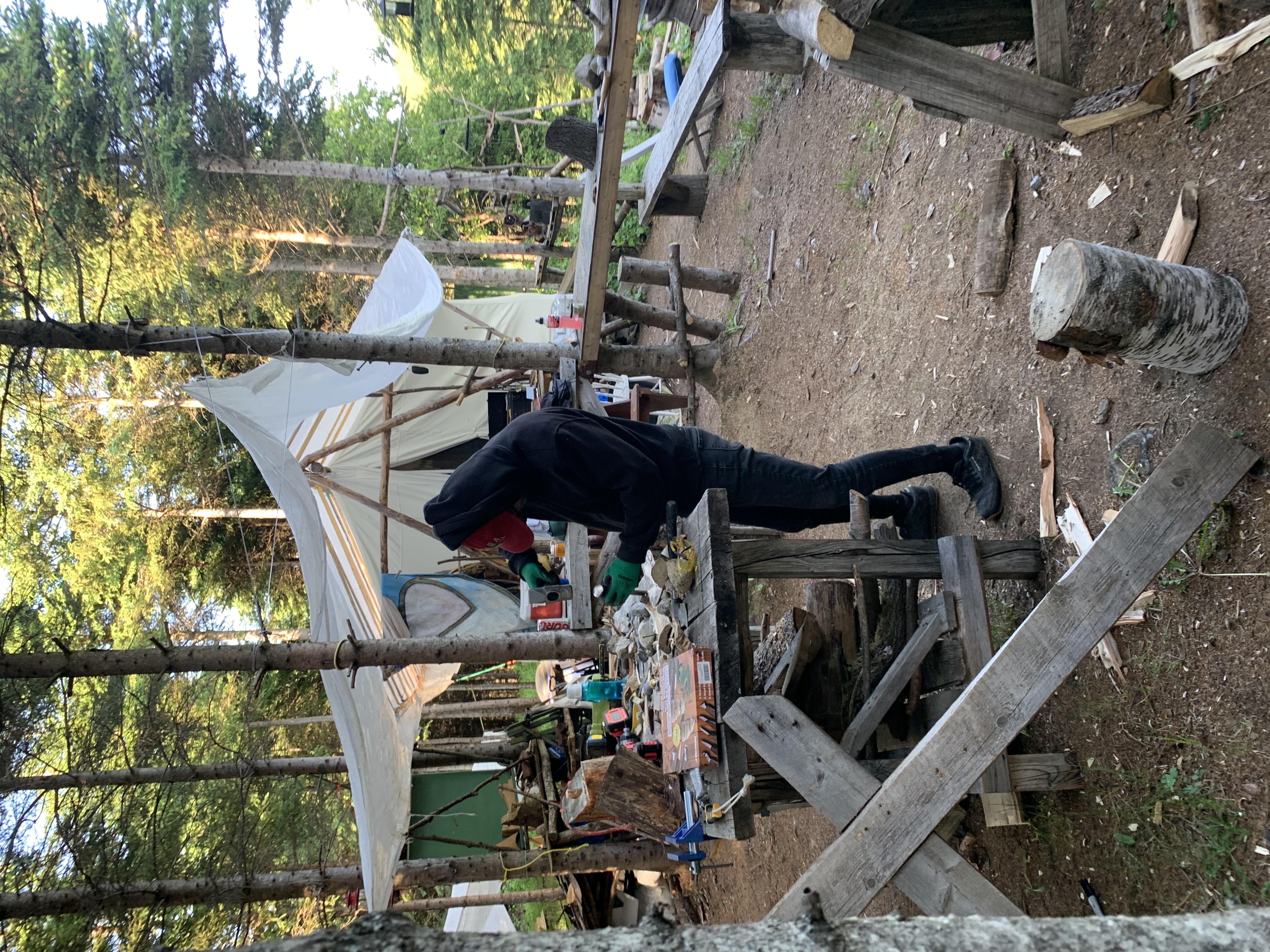 Artiste en résidence - coin établi